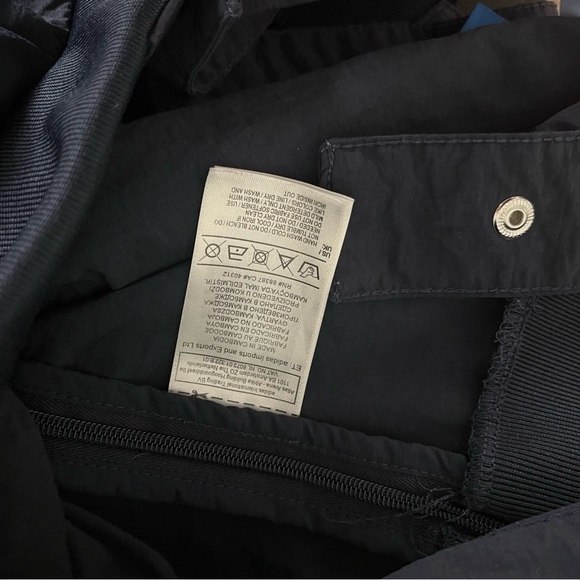 ADIDAS ORIGINALS sz M Navy Blue Culottes Long Shorts Pants BK6061 - Picture 4 of 12